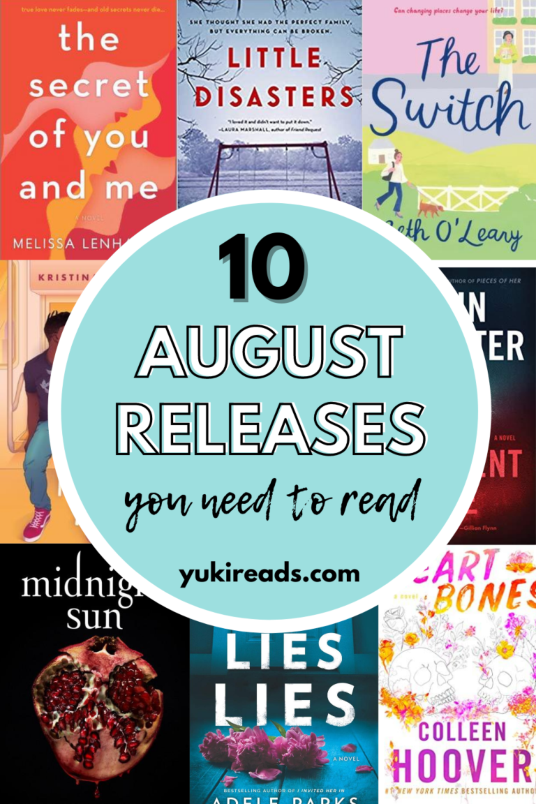 Top 10 August Book Releases for 2020 • Yuki Reads