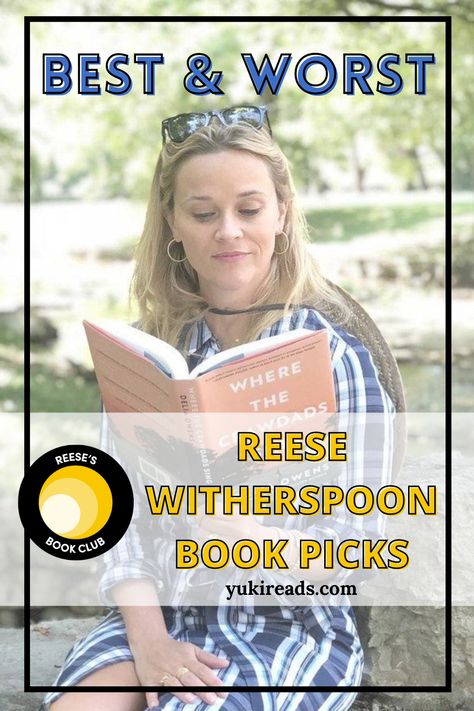 Reese Witherspoon reading Where The Crawdads Sing, a great book club book from Reese's Book Club.