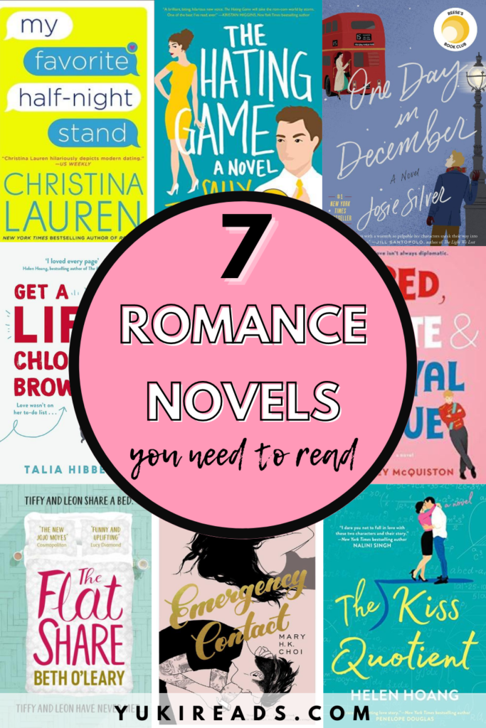 7 contemporary romance novels you need to read and where to get them, for pinterest.